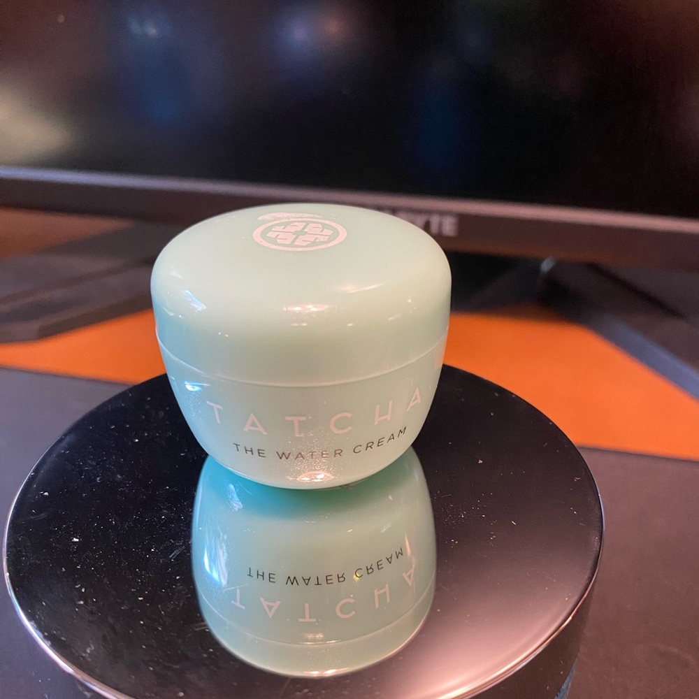 Tatcha Mint Green Water Cream Jar